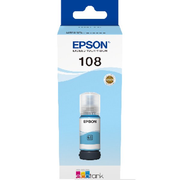 Štampači, skeneri i oprema - Ketrdži za InkJet uređaje Epson br 108, Light Cyan C13T09C54A - Avalon ltd