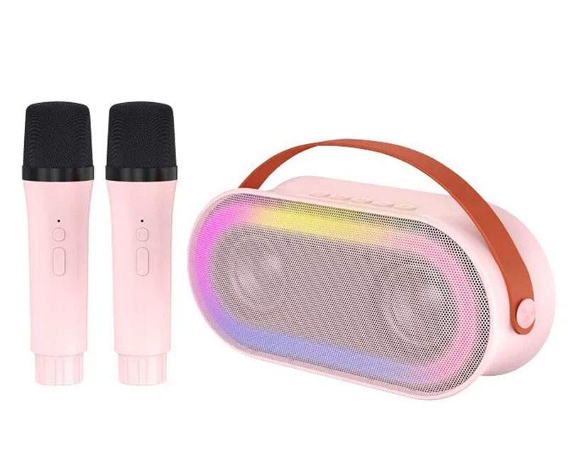 Računarske periferije i oprema - Karaoke Bluetooth Mikrofon P6 roze - Avalon ltd